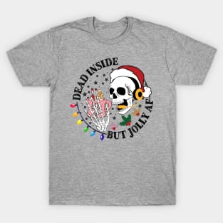 Dispatcher Christmas Dead Inside by Jolly AF T-Shirt